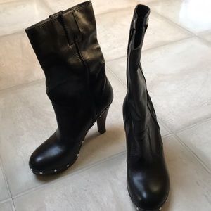 Michael Kors- Black, heeled boots, Size 7